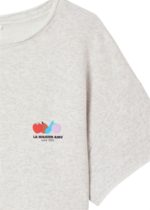 Atubay sweat tee Arctic Melange American Vintage 